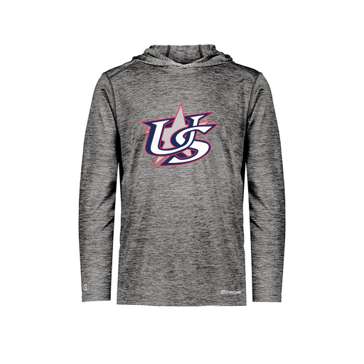 [FOLHCGBK-AS-LOGO1] Decker Men's Charge Hoodie (Adult S, Black, Logo 1)