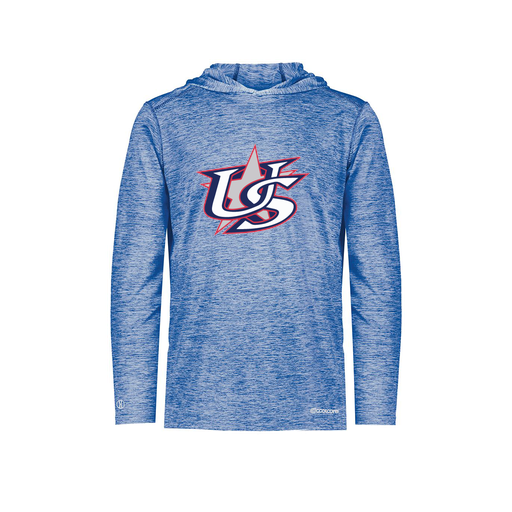 [FOLHCGRY-AS-LOGO1] Decker Men's Charge Hoodie (Adult S, Royal, Logo 1)